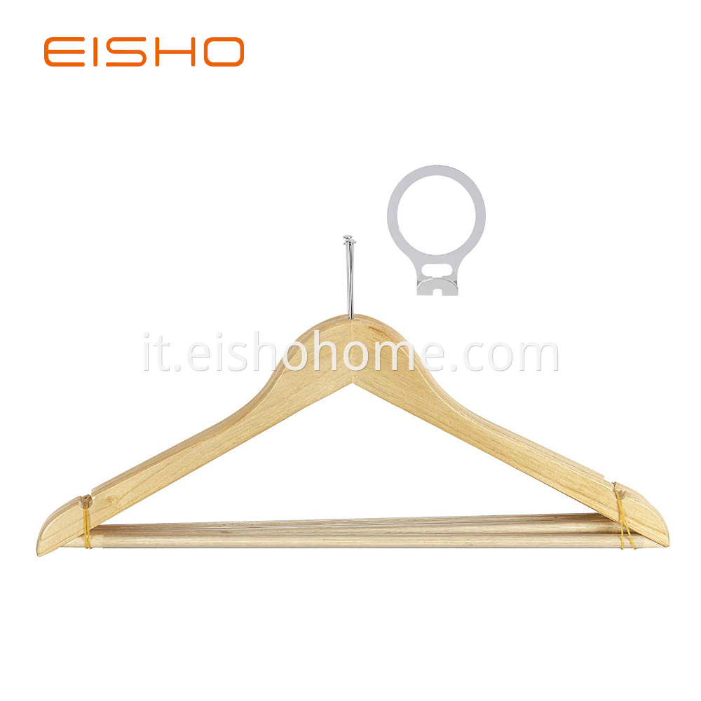 Mp636 Antitheft Wooden Hotel Hanger 5